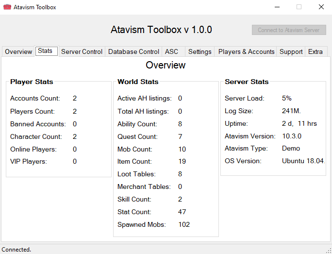 Atavism Toolbox